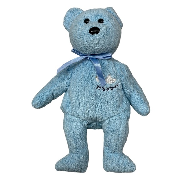 Baby Boy The Newborn Bear 2002 10th HT 11th TT - Ty Beanie Babies - Picture 2 of 5